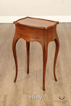 Louis XV Style Carved Wooden Night Stand