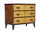 MID 20th Century Late Art Deco Swedish Birch And Elm Chest Of Drawers