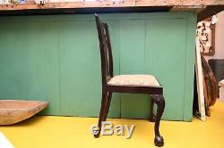 Mahogany Chippendale Chairs Late 1800's