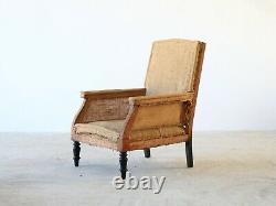 Napoleon III Armchair #840, French Late 19th Century, for Upholstery