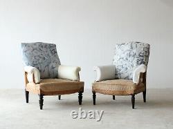 Napoleon III Armchairs #830, French Late 19th Century, for Upholstery