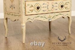 Neoclassical Style Hand Painted Vintage Commode