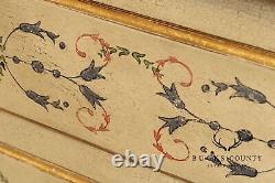 Neoclassical Style Hand Painted Vintage Commode