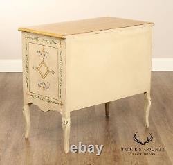 Neoclassical Style Hand Painted Vintage Commode