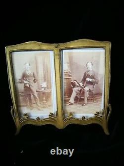 Nice Late Victorian, Edwardian Original, Double Picture/photo Frame