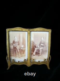 Nice Late Victorian, Edwardian Original, Double Picture/photo Frame