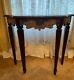 One-of-a-kind, Late 20th Century Bombay Company Zebra Motif Wood Side Table