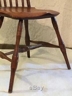 Original Antique Late 1700s/Early 1800s Bow Back Windsor Chair-Outstanding