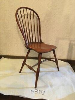 Original Antique Late 1700s/Early 1800s Bow Back Windsor Chair-Outstanding
