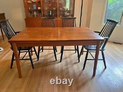 Original Mid-Century Modern Table and Hutch