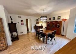 Original Mid-Century Modern Table and Hutch