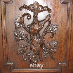 PAIR Antique Victorian 25 Carved Architectural Furniture Doors, Panels Hunt