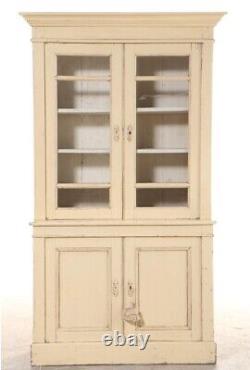 Painted Continental Victorian Cupboard, Late 19th Century