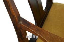 Pair Of Late 19th Century Oak Arts And Crafts Armchairs