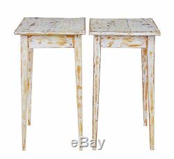Pair Of Late 19th Century Painted Pine Side Tables