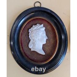 Pair of Louis XVI biscuit portraits 19th century