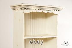 Pair of Vintage Painted Farmhouse Style Pine Bookcases