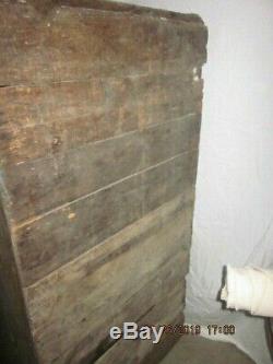 Primitive painted cupboard late 18th cent Pennsylvania