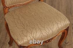 Quality French Louis XV Style Custom Upholstered Side Chair