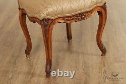 Quality French Louis XV Style Custom Upholstered Side Chair