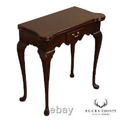 Queen Anne Style Mahogany Gate Leg Side Table