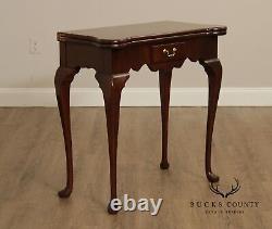 Queen Anne Style Mahogany Gate Leg Side Table