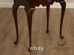 Queen Anne Style Mahogany Gate Leg Side Table