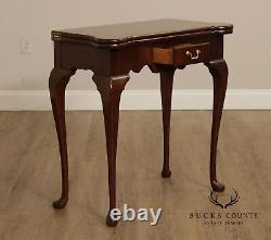 Queen Anne Style Mahogany Gate Leg Side Table