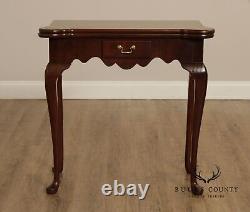 Queen Anne Style Mahogany Gate Leg Side Table