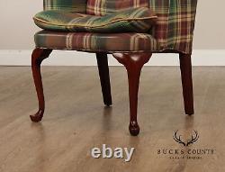 Queen Anne Style Pair of Mahogany Armchairs