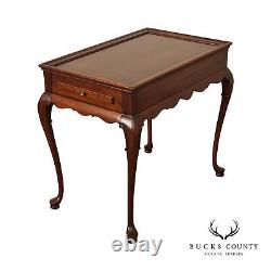 Queen Anne Style Vintage Mahogany Tea Table