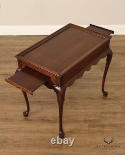 Queen Anne Style Vintage Mahogany Tea Table