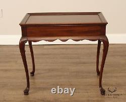 Queen Anne Style Vintage Mahogany Tea Table