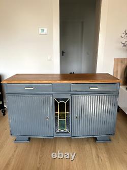RARE Antique Art Deco Wooden Sideboard (Late 1920s Early 1930s)