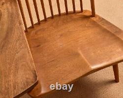 RARE EARLY GEORGE NAKASHIMA Custom Slab Arm Solid Oak Wood Chair Receipt Papers