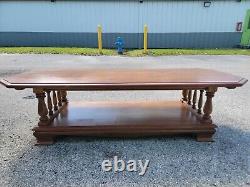 RARE Ethan Allen Heirloom Nutmeg Maple 60 Accent Coffee Table 10-8620