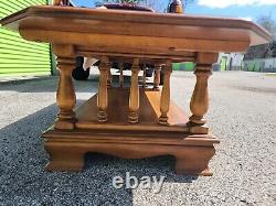 RARE Ethan Allen Heirloom Nutmeg Maple 60 Accent Coffee Table 10-8620