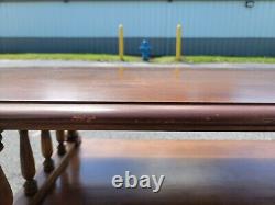 RARE Ethan Allen Heirloom Nutmeg Maple 60 Accent Coffee Table 10-8620