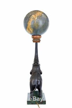 Rare Late Art Deco Celestial Globe Light By Edwin Hammar