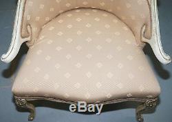 Rare Vintage French Late 19th Century Occasional Armchair Shabby Chic Style