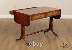 Reprodux Bevan Funnell English Regency Style Mahogany Drop Leaf Sofa Table