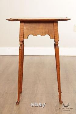 River Bend Chair Co. Early American Style Maple Side Table
