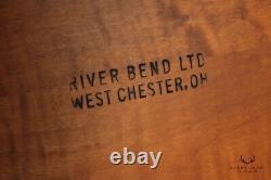 River Bend LTD Tiger Maple Cookie Side Table
