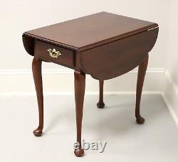 STATTON Trutype Solid Cherry Queen Anne Drop-Leaf End Side Table