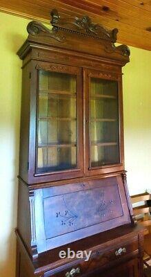Secretary Desk & Hutch from late 1880's -1900's Antique Furniture Heirloom Piece