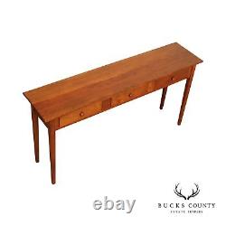 Shaker Style Custom Quality Three Drawer Console Table
