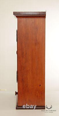Shaker Style Pine Hanging Wall Cupboard or Spice Cabinet