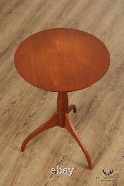 Shaker Workshops Round Cherry End Table