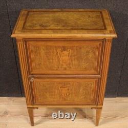Sideboard in inlaid wood antique style Louis XVI 900 furniture commode 1 door
