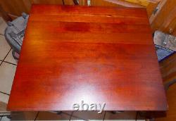 Solid Cherry Late 1800's Work Table / Nightstand / Side Table